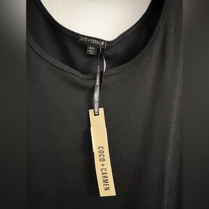 Coco + Carmen Classic Black Sleeveless Dress